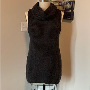 Free People Split Back Cowl Neck Sweater